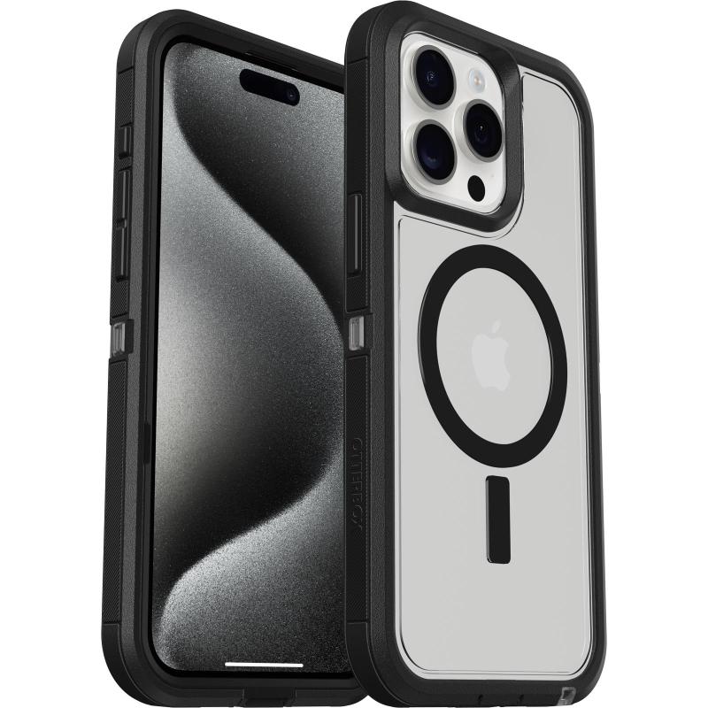 Otterbox Apple iPhone 15 Pro Max Defender XT Clear Series Case for MagSafe 2 Otterbox Apple iPhone 15 Pro Max Defender XT Clear Series Case for MagSafe 2
