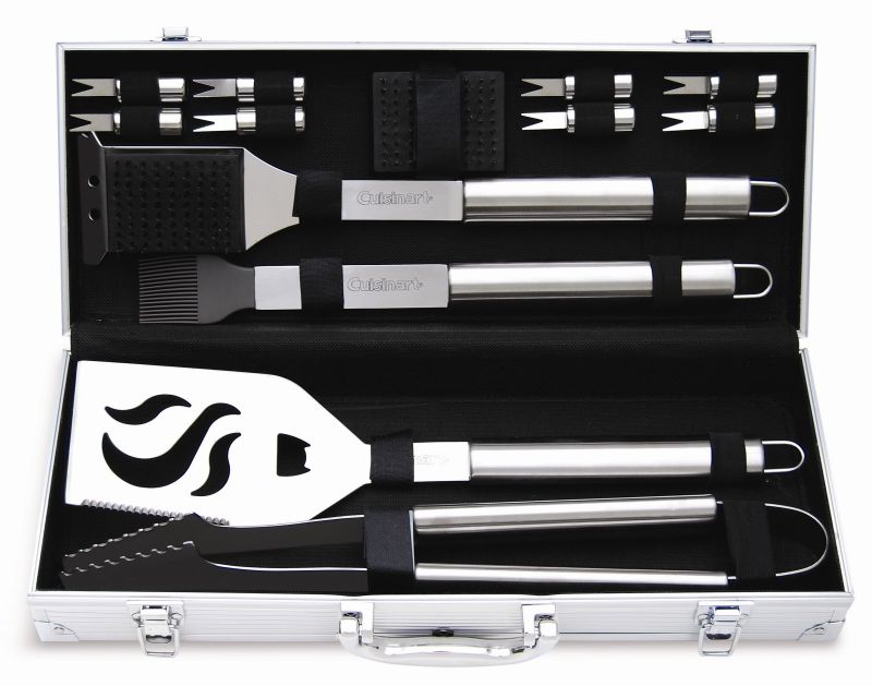 Cuisinart 14 Piece Grill Set with Aluminum Case 2 Cuisinart 14 Piece Grill Set with Aluminum Case 2