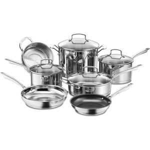 Cuisinart Professional Series 11-Piece Stainless Steel Cookware Set 2 Cuisinart Professional Series 11-Piece Stainless Steel Cookware Set 2