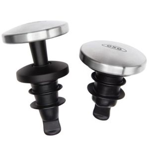 OXO Steel Expanding Wine Stoppers 2 OXO Steel Expanding Wine Stoppers 2
