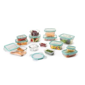 OXO Good Grips 30 Pc Snap Glass & Plastic Container Set 2 OXO Good Grips 30 Pc Snap Glass & Plastic Container Set 2