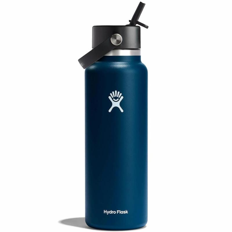 Hydro Flask 40 oz. Wide Mouth Bottle w/Flex Straw Cap 2 Hydro Flask 40 oz. Wide Mouth Bottle w/Flex Straw Cap 2