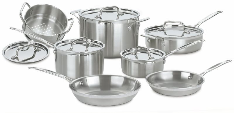 Cuisinart 12-Piece Multi-Clad Pro Cookware 2 Cuisinart 12-Piece Multi-Clad Pro Cookware 2