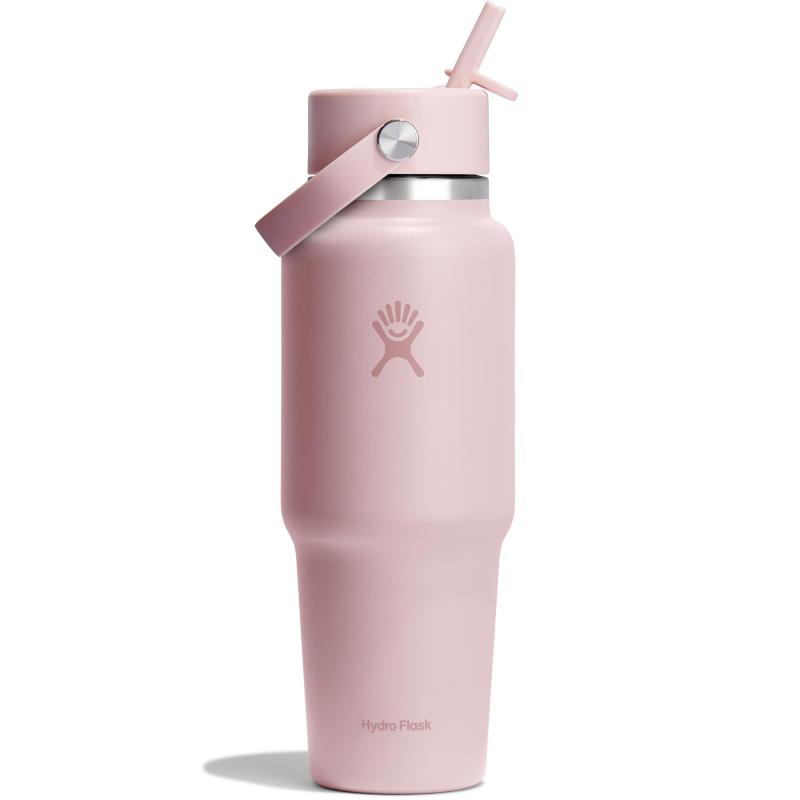 Hydro Flask 32 oz. Wide Mouth Travel Bottle w/Flex Straw Cap 2 Hydro Flask 32 oz. Wide Mouth Travel Bottle w/Flex Straw Cap 2
