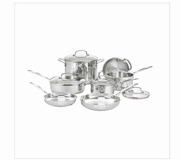 Cuisinart Chef%27s Classic 11 Piece Stainless Steel Cookware Set 2 Cuisinart Chef%27s Classic 11 Piece Stainless Steel Cookware Set 2