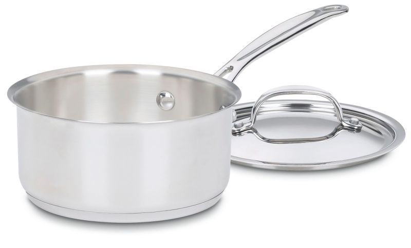 Cuisinart Chef%27s Classic 1.5 Qt. Stainless Steel Saucepan with Cover 2 Cuisinart Chef%27s Classic 1.5 Qt. Stainless Steel Saucepan with Cover 2
