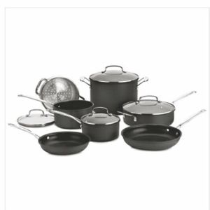 Cuisinart Chef%27s Classic 11 Piece Hard Anodized Cookware Set 2 Cuisinart Chef%27s Classic 11 Piece Hard Anodized Cookware Set 2