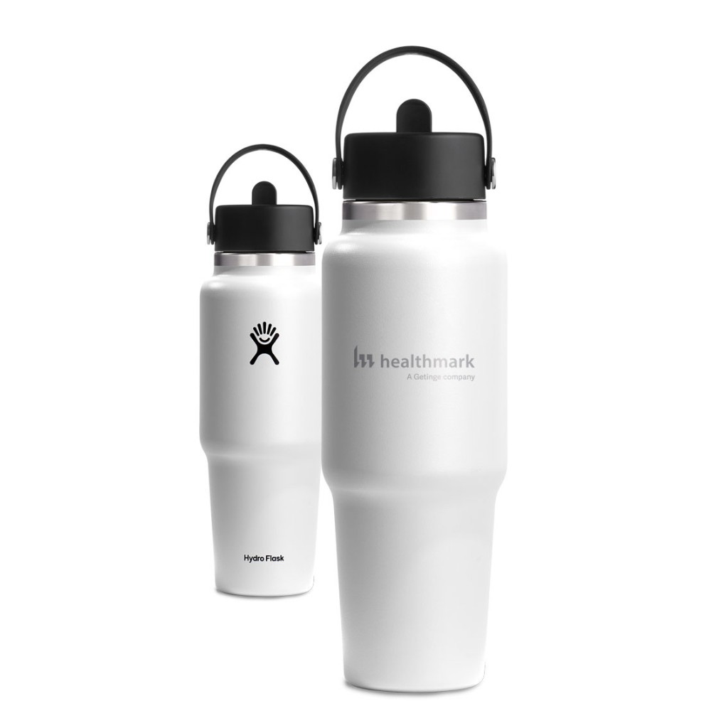 Hydro Flask Customized 32 oz. Wide Mouth Flex Straw Travel Bottle 1