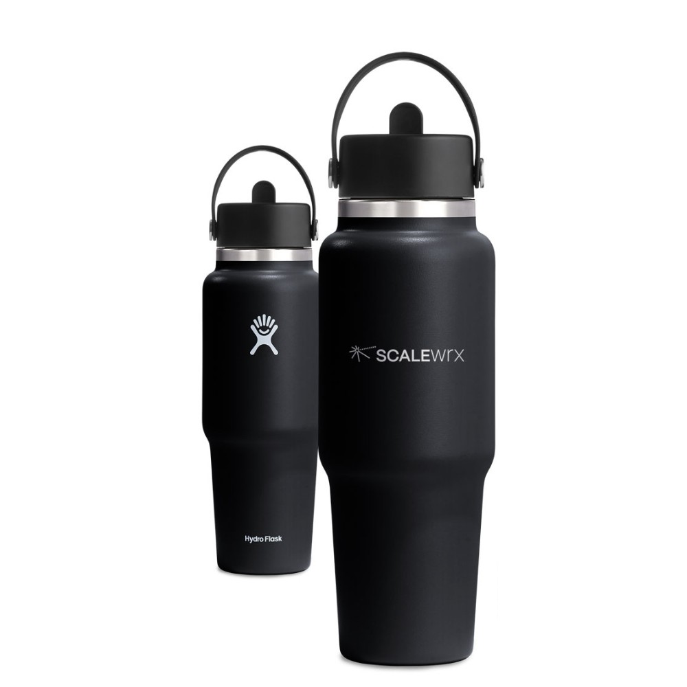 Hydro Flask Customized 32 oz. Wide Mouth Flex Straw Travel Bottle 1