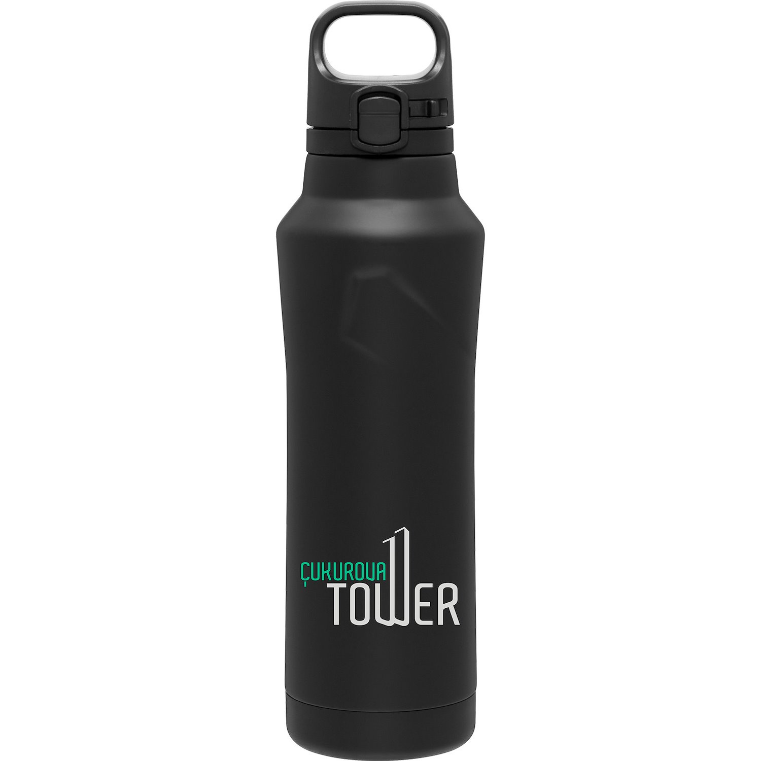 20.9 oz h2go Houston Glossy Copper Insulated Double-Wall Water Bottle 1