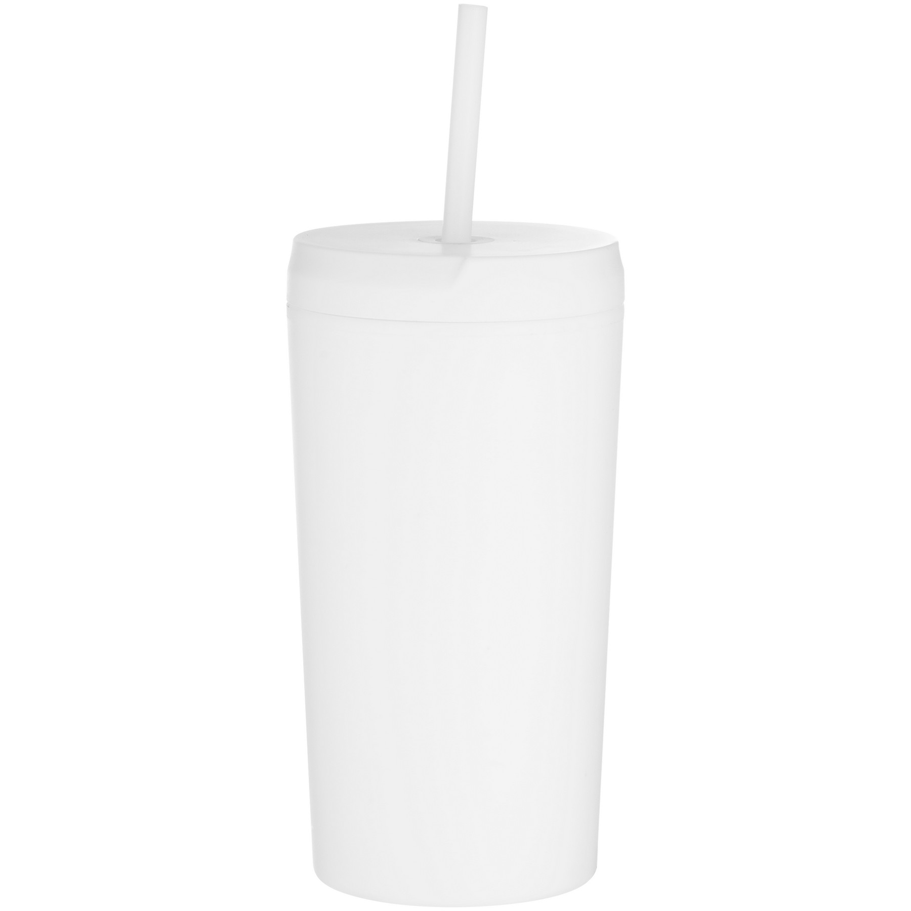 20 oz Seafare Recycled Plastic Matte Double-Wall Coffee Travel Tumbler with Straw 1