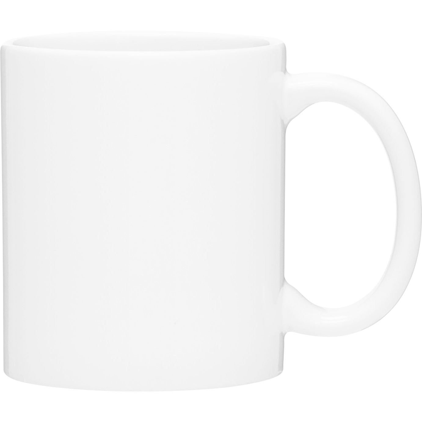 11 oz C-Handle Glossy Ceramic Mug 1