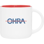 14 oz Minolo White Exterior Two-Tone Ceramic Mug 1 14 oz Minolo White Exterior Two-Tone Ceramic Mug 1