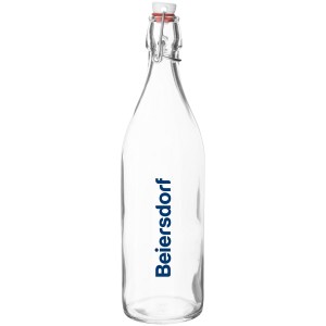 33.75 oz Giara Glass Water Bottle with Stopper 1 33.75 oz Giara Glass Water Bottle with Stopper 1