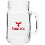 16 oz Mason Glass Mug 1 16 oz Mason Glass Mug 1