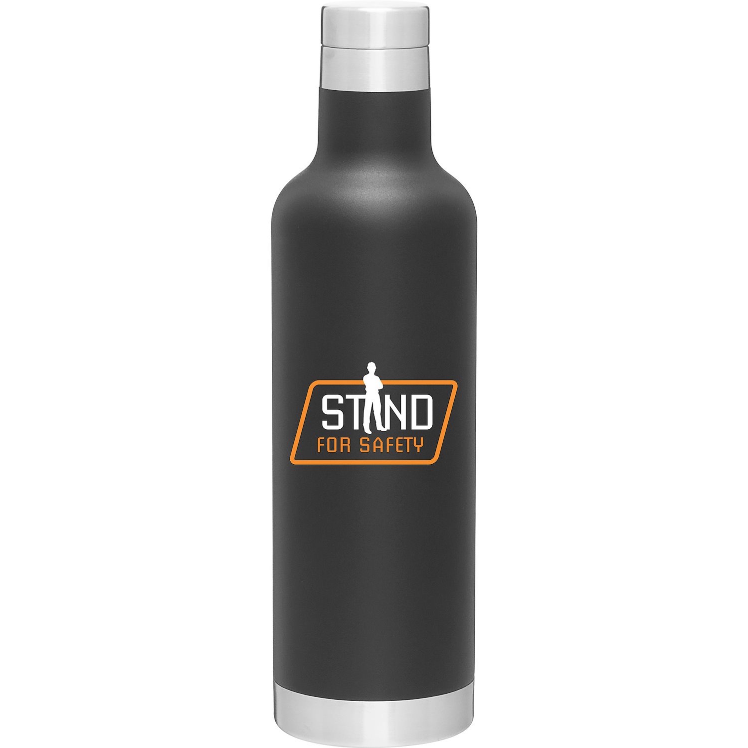 25 oz h2go Noir Copper Insulated Double-Wall Water Bottle 1