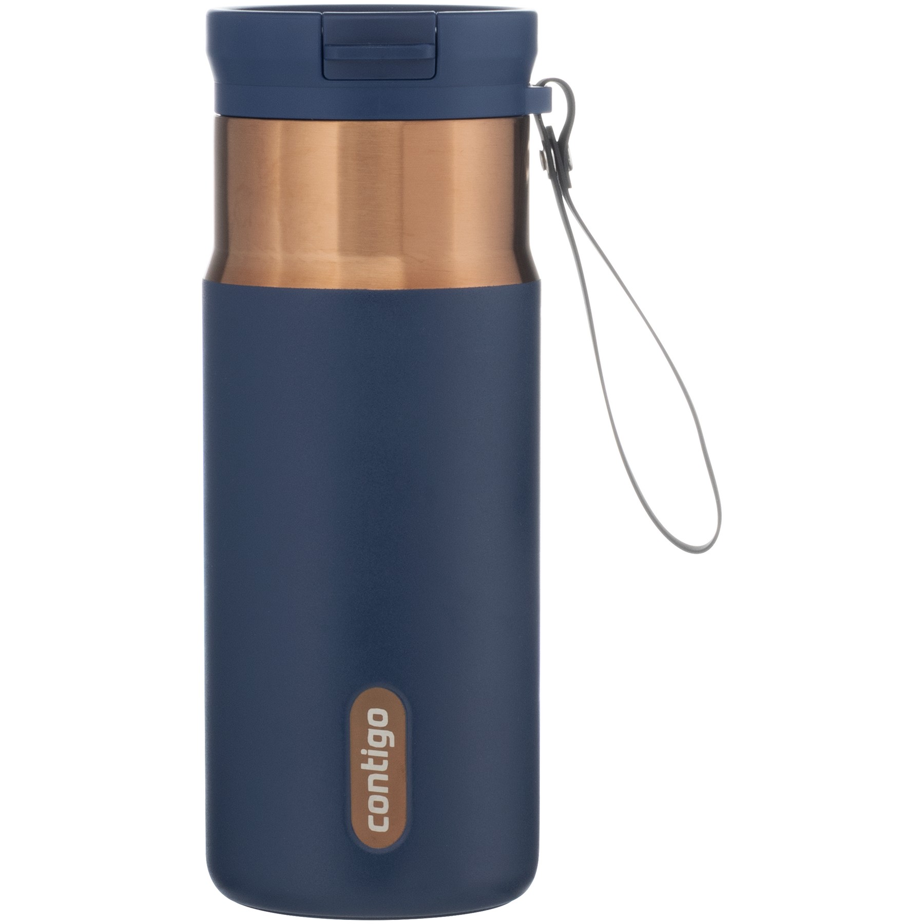 16 oz Contigo SnapSeal Double-Wall Stainless Steel Travel Tumbler 1
