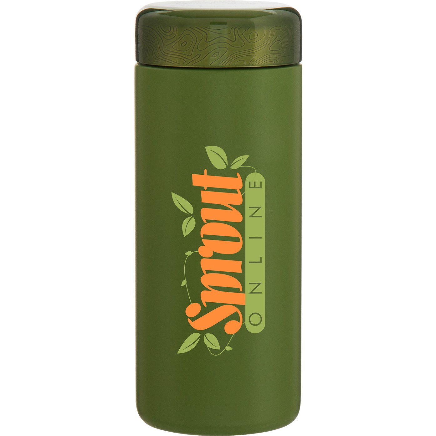 16.9 oz h2go Aerial Copper Insulated Travel Tumbler 1
