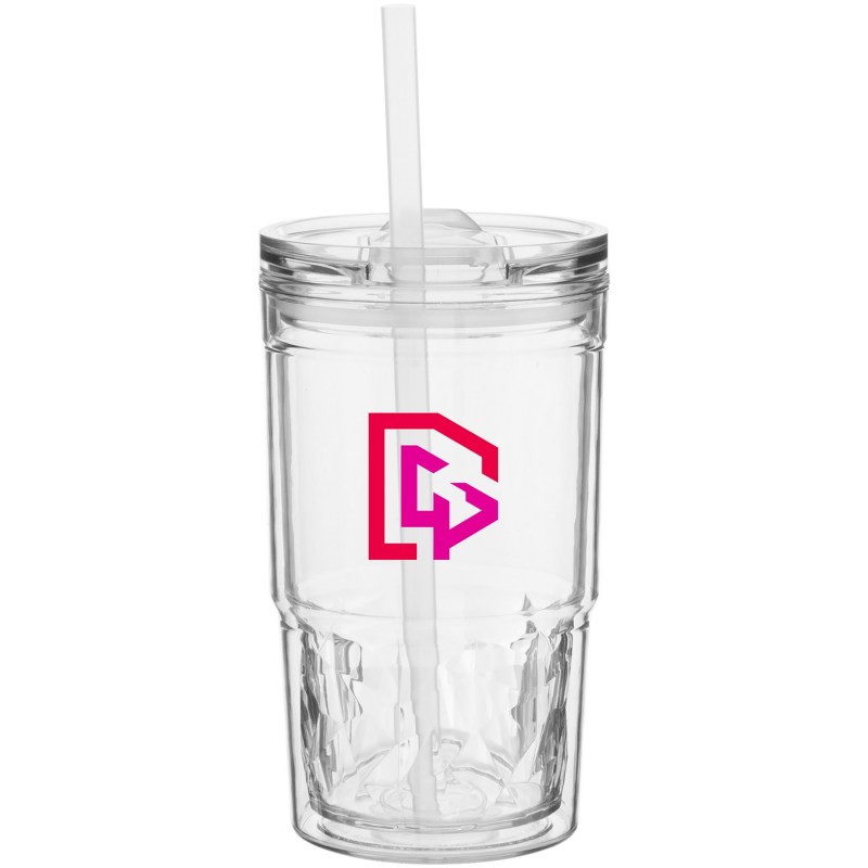 16 oz Clarity Double-Wall Travel Tumbler 1 16 oz Clarity Double-Wall Travel Tumbler 1