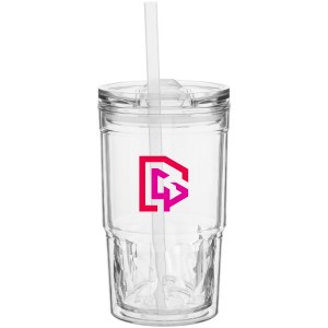 16 oz Clarity Double-Wall Travel Tumbler 1 16 oz Clarity Double-Wall Travel Tumbler 1