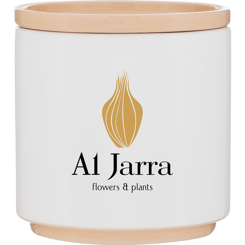 22 oz Blume Glossy Ceramic Planter 1