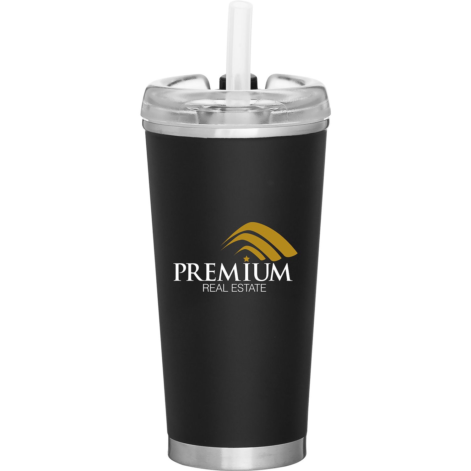 16.9 oz Brooklyn Matte Copper Insulated Double-Wall Travel Tumbler 1
