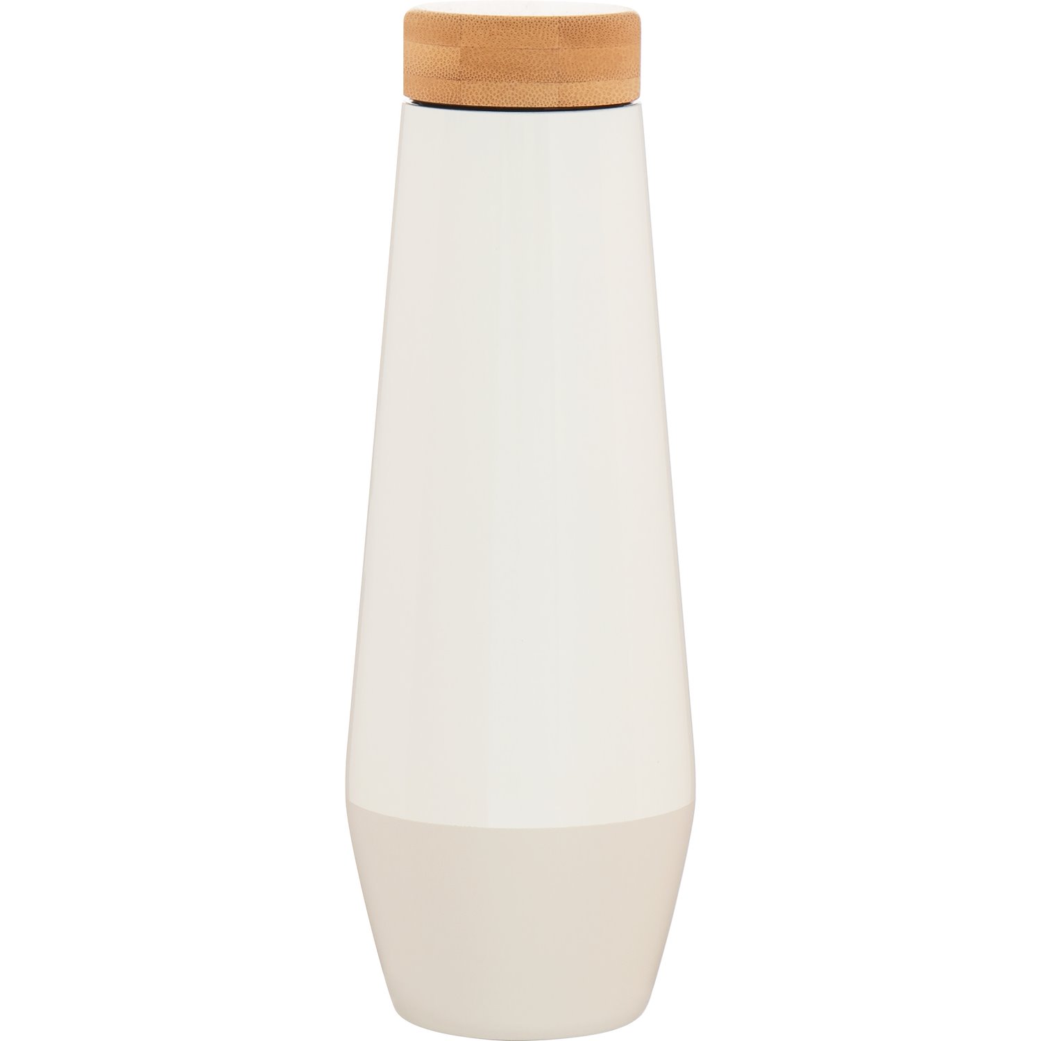 16.9 oz h2go Echo Two-Tone Copper Insulated Double-Wall Bamboo Lid Water Bottle 1