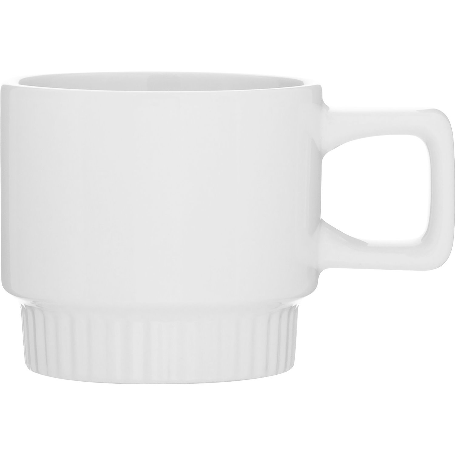 11 oz Loft Glossy Stackable Ceramic Mug 1