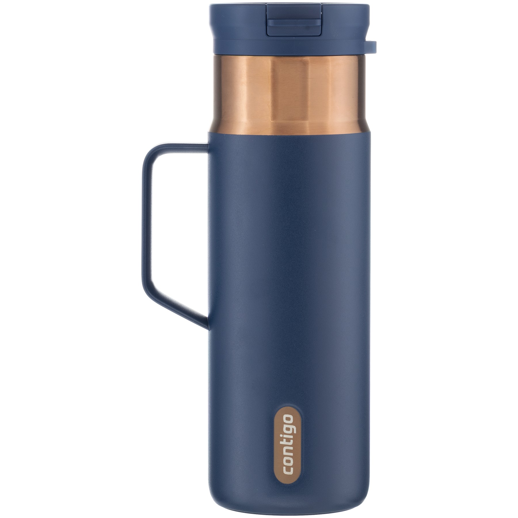 20 oz Contigo SnapSeal Handle Double-Wall Stainless Steel Travel Tumbler 1
