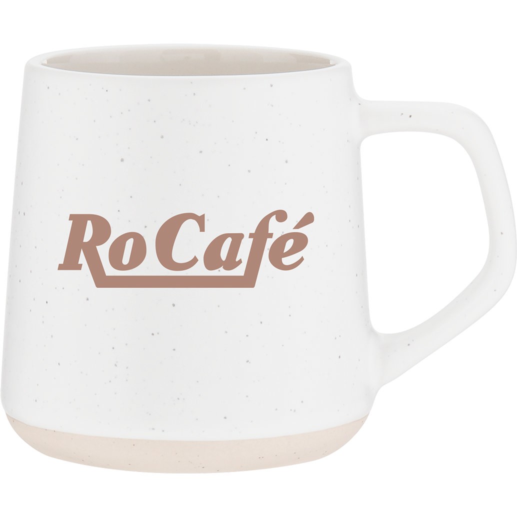 12 oz Woden Two-Tone Speckled Ceramic Mug 1