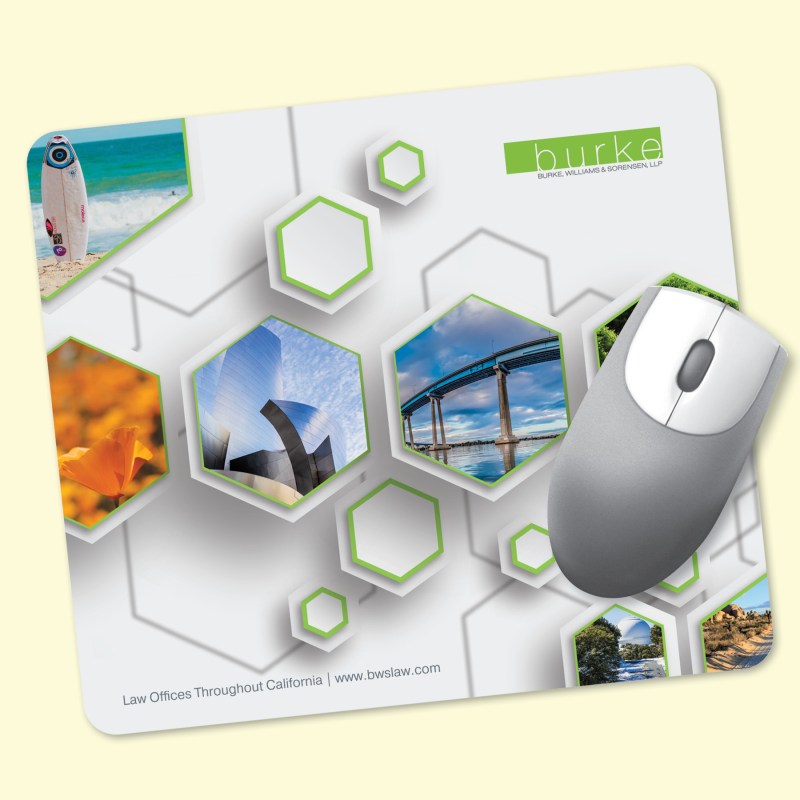 Vynex® Heavy Duty 7"x8"x1/16" Hard Surface Mouse Pad 1 Vynex® Heavy Duty 7"x8"x1/16" Hard Surface Mouse Pad 1