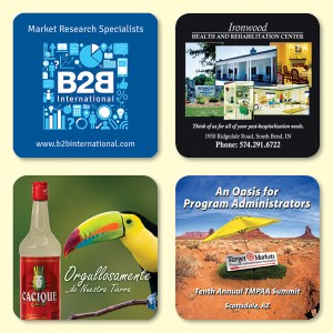 Vynex® Heavy Duty 3.6"x3.6"x1/8" Drink Coaster 1 Vynex® Heavy Duty 3.6"x3.6"x1/8" Drink Coaster 1