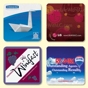 Vynex® Heavy Duty 3.6"x3.6"x1/16" Drink Coaster 1 Vynex® Heavy Duty 3.6"x3.6"x1/16" Drink Coaster 1