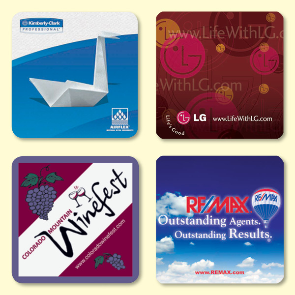 Vynex® Heavy Duty 3.6"x3.6"x1/16" Drink Coaster 1 Vynex® Heavy Duty 3.6"x3.6"x1/16" Drink Coaster 1