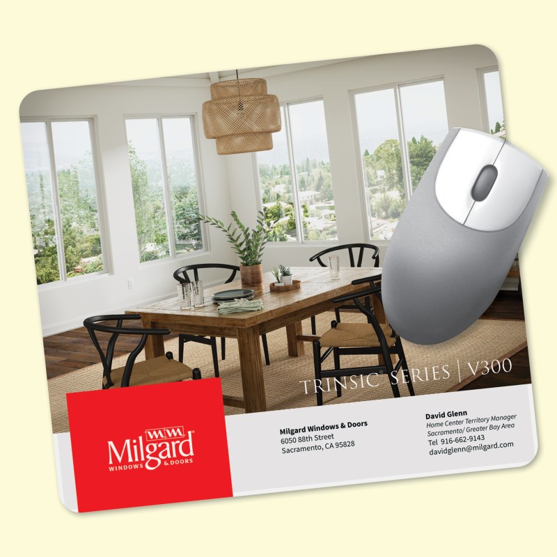 Vynex® Heavy Duty 7.5x8.5x1/16" Hard Surface Mouse Pad 1 Vynex® Heavy Duty 7.5x8.5x1/16" Hard Surface Mouse Pad 1