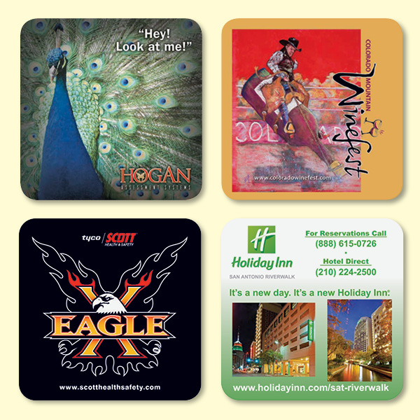 Vynex® DuraTec® 3.6"x3.6"x1/16" Hard Surface Drink Coaster 1 Vynex® DuraTec® 3.6"x3.6"x1/16" Hard Surface Drink Coaster 1