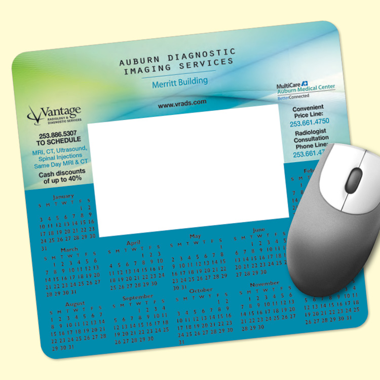 Frame-It Flex® Heavy Duty 7.5"x8"x3/16" Calendar Mouse Pad 1 Frame-It Flex® Heavy Duty 7.5"x8"x3/16" Calendar Mouse Pad 1