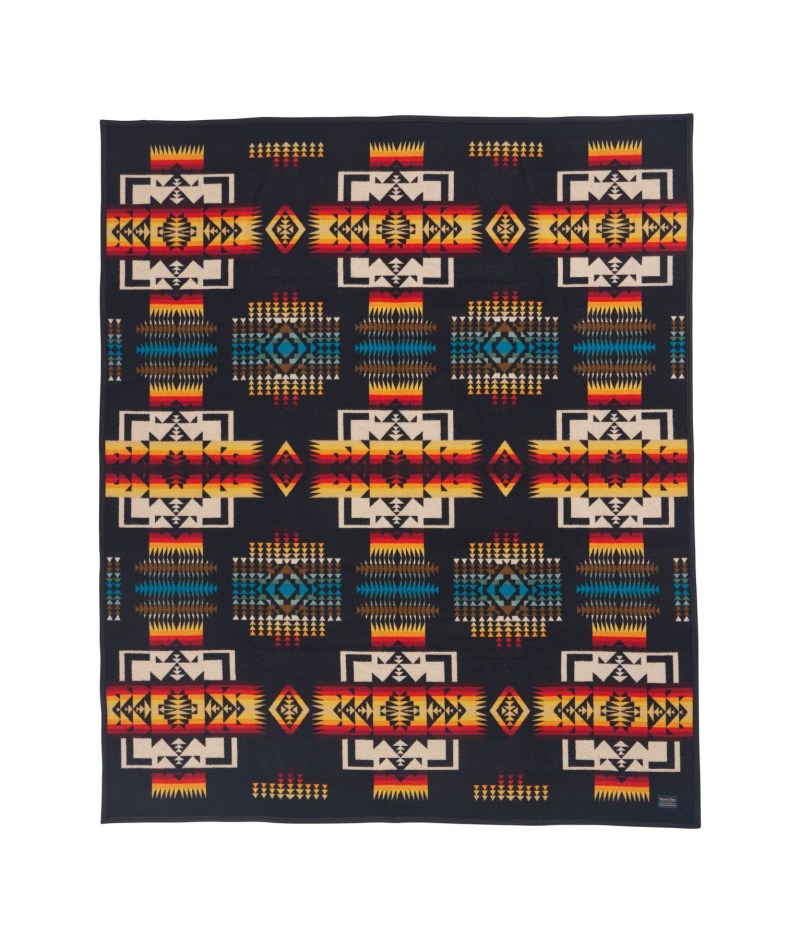 Chief Joseph blanket, black 1 Chief Joseph blanket, black 1