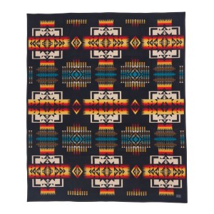 Chief Joseph blanket, black 1 Chief Joseph blanket, black 1