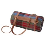 Brookings Motor Robe Blanket w/Leather Carrier 1 Brookings Motor Robe Blanket w/Leather Carrier 1