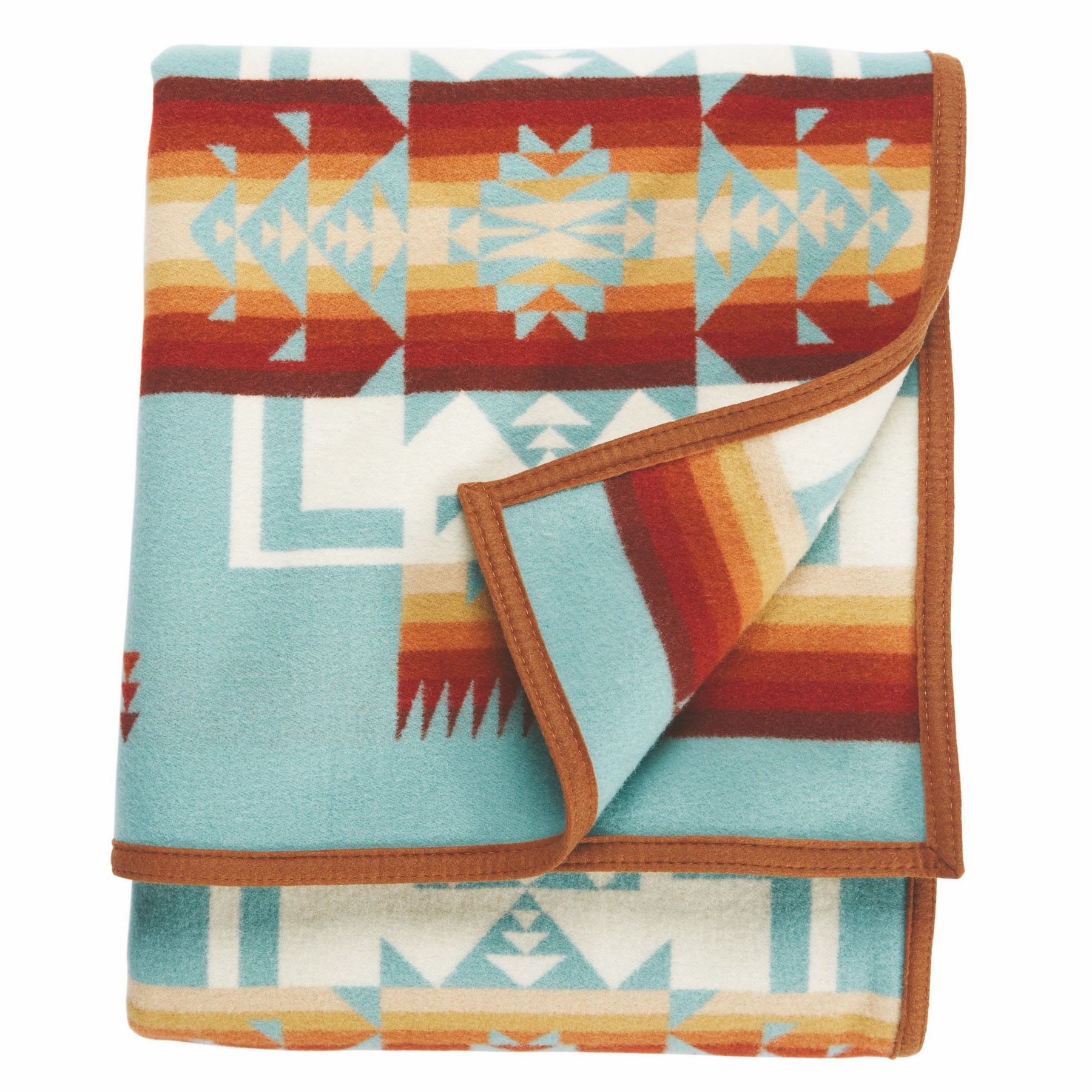 Chief Joseph blanket, aqua 1