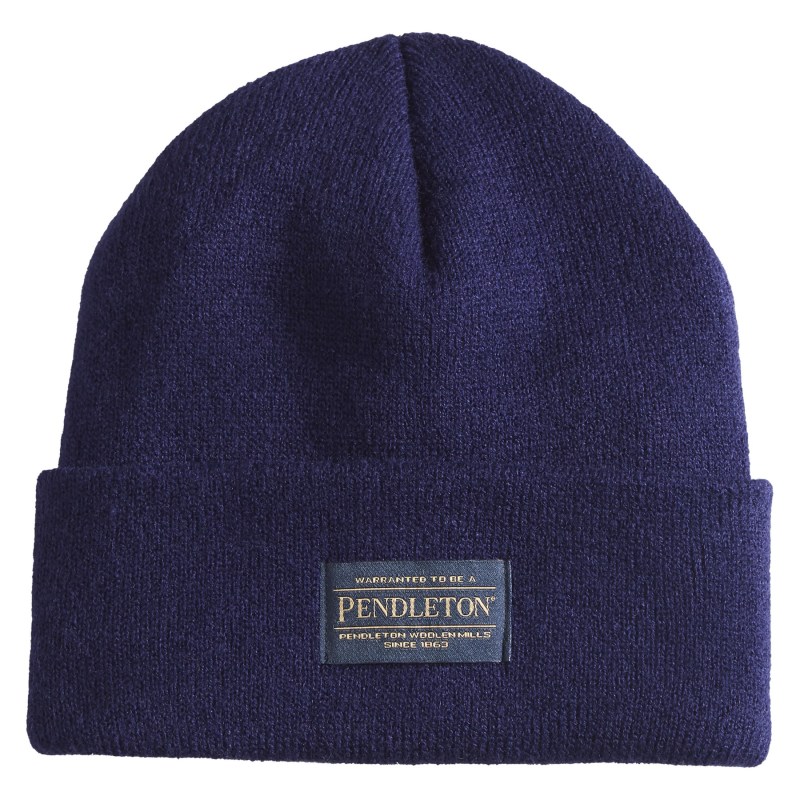 Pendleton Beanie, navy 1 Pendleton Beanie, navy 1