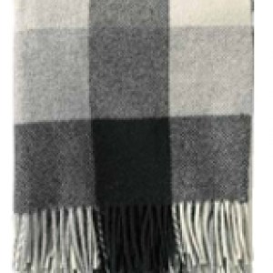 Washable Black/Ivory Throw Blanket 1 Washable Black/Ivory Throw Blanket 1
