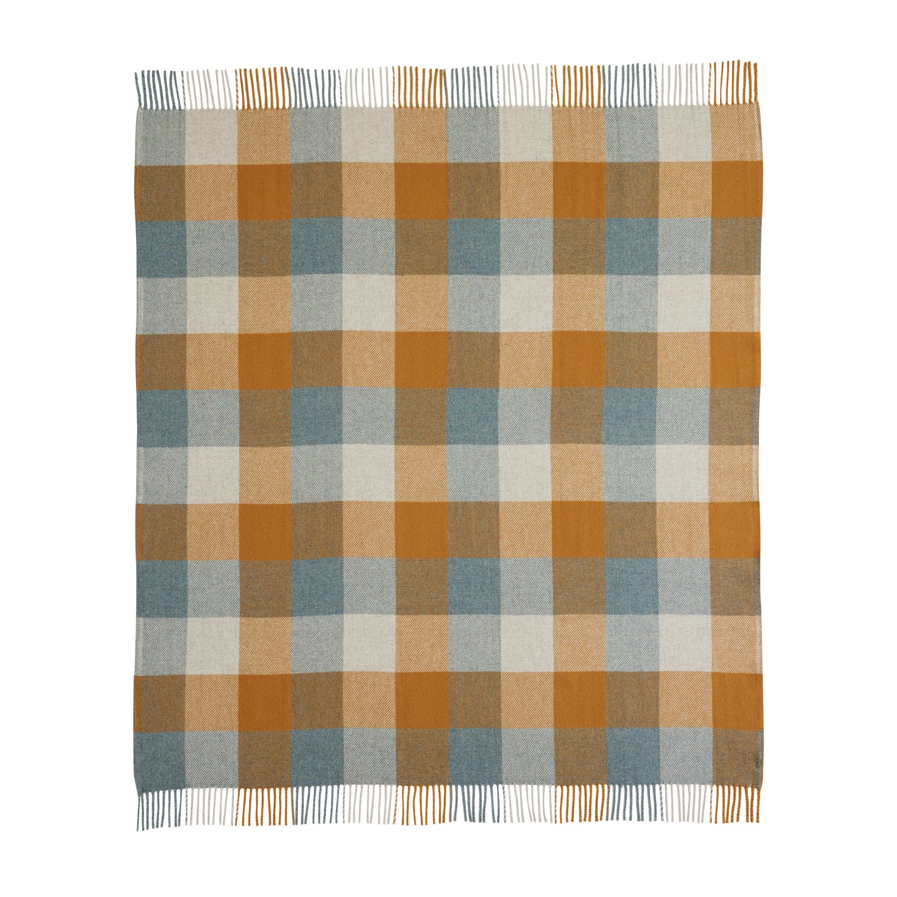 Eco Wise Washable Throw, Shale/Copper 1