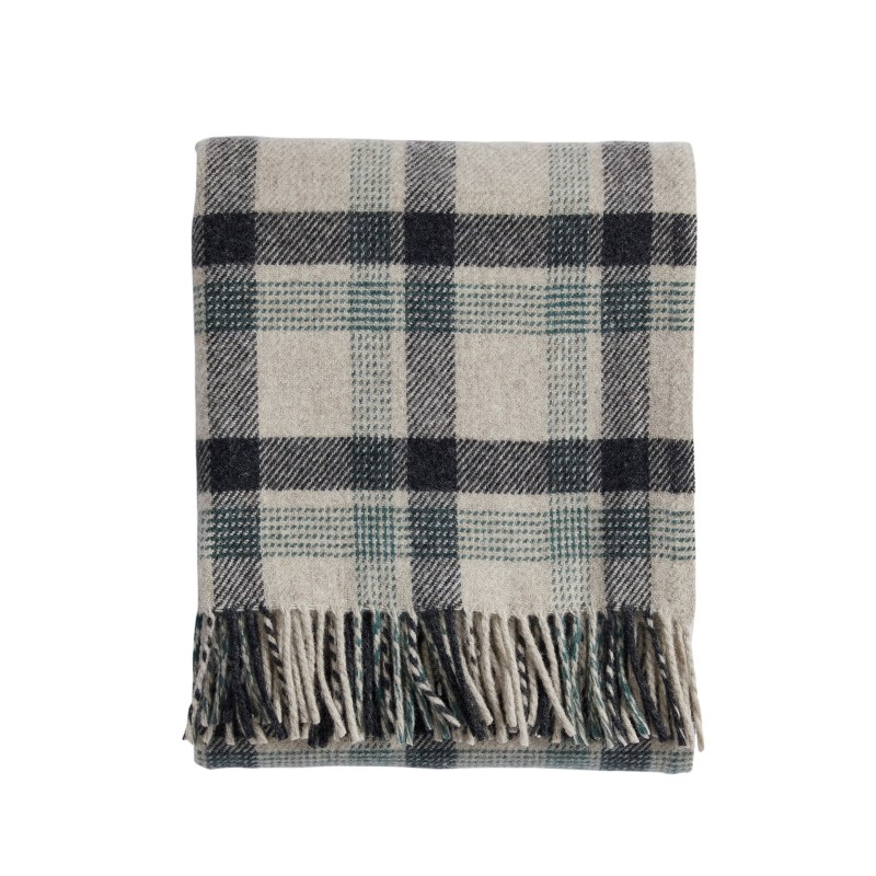 Eco Wise Washable throw, Kelso Plaid oat 1 Eco Wise Washable throw, Kelso Plaid oat 1