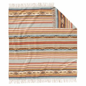 Jacquard Fringed Throw, Chimayo Harvest 1 Jacquard Fringed Throw, Chimayo Harvest 1