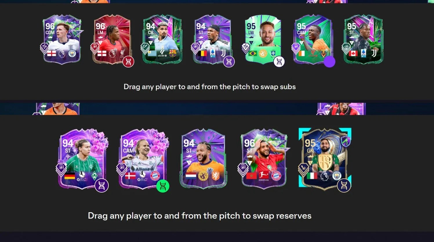 XBOX |211K COINS| MARADONA 97!,KDB 95 EVO,BUSQUETS 96 EVO!,POGBA 95 EVO!,VAN DE VEEN 96,RONALDINHO 88,NEYMAR 95 EVO - Image 2