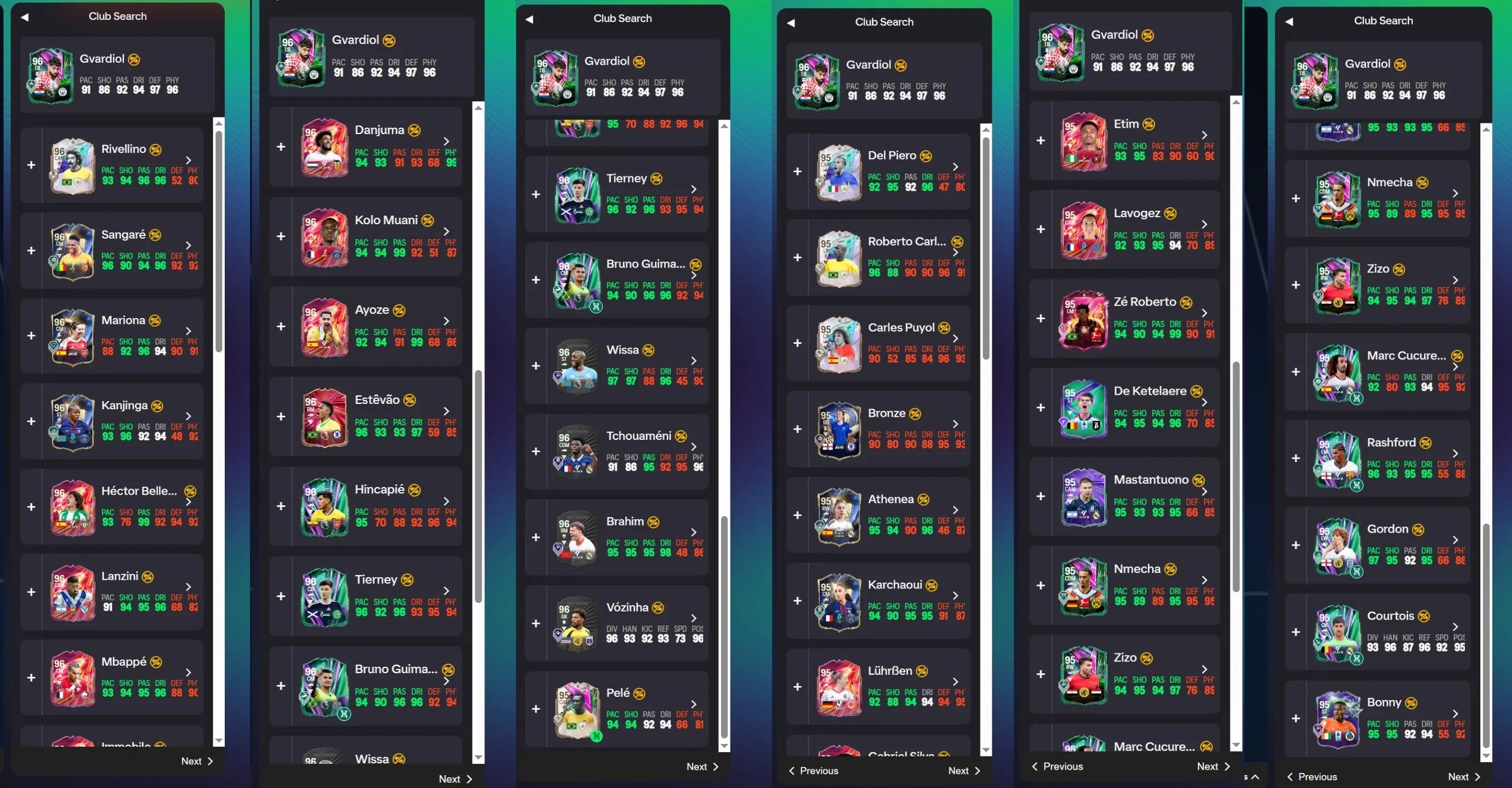 PC/STEAM | OPEN WEB APP MARKET |440K COINS |SUPER STACKED CLUB|VIDIC 98,ZUBIMENDI 99,ZIDANE 97,MENDY 97,CRUYF 95 EVO,MAGUIRE 97,WILSON 96,OILISE 95,INIEESTA 95 - Image 3