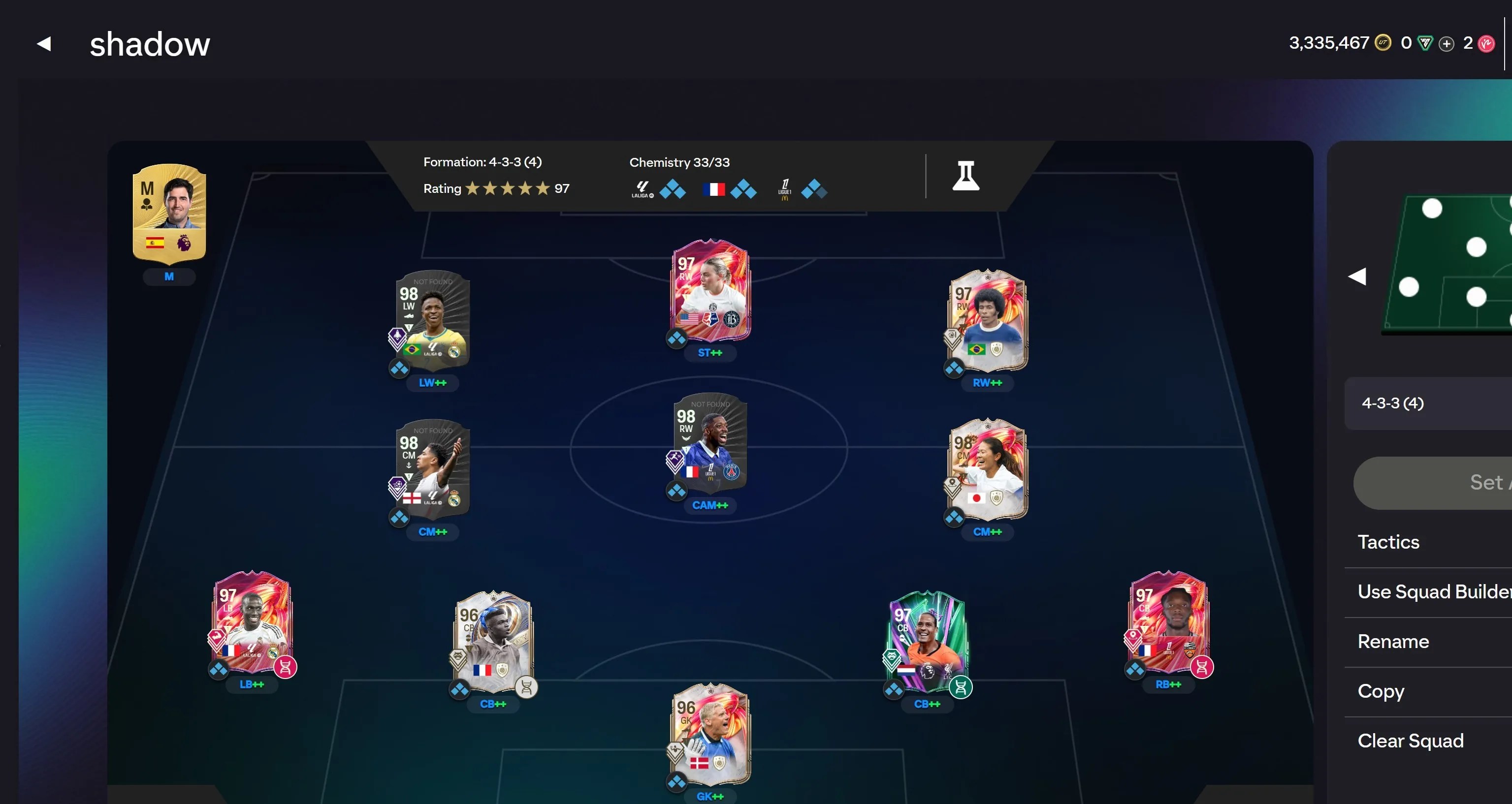 XBOX |3.3M COINS! |EA FC 26 GAME INCLUDED | DEMBELE 98 SS!,VINI 98 SS!,BELLY 98 SS!,VVD 97 FOF!,JAIRZINHO 97,MENDY 97,OLISE 97,ENZO 97 XBOX |3.3M COINS! |EA FC 26 GAME INCLUDED | DEMBELE 98 SS!,VINI 98 SS!,BELLY 98 SS!,VVD 97 FOF!,JAIRZINHO 97,MENDY 97,OLISE 97,ENZO 97