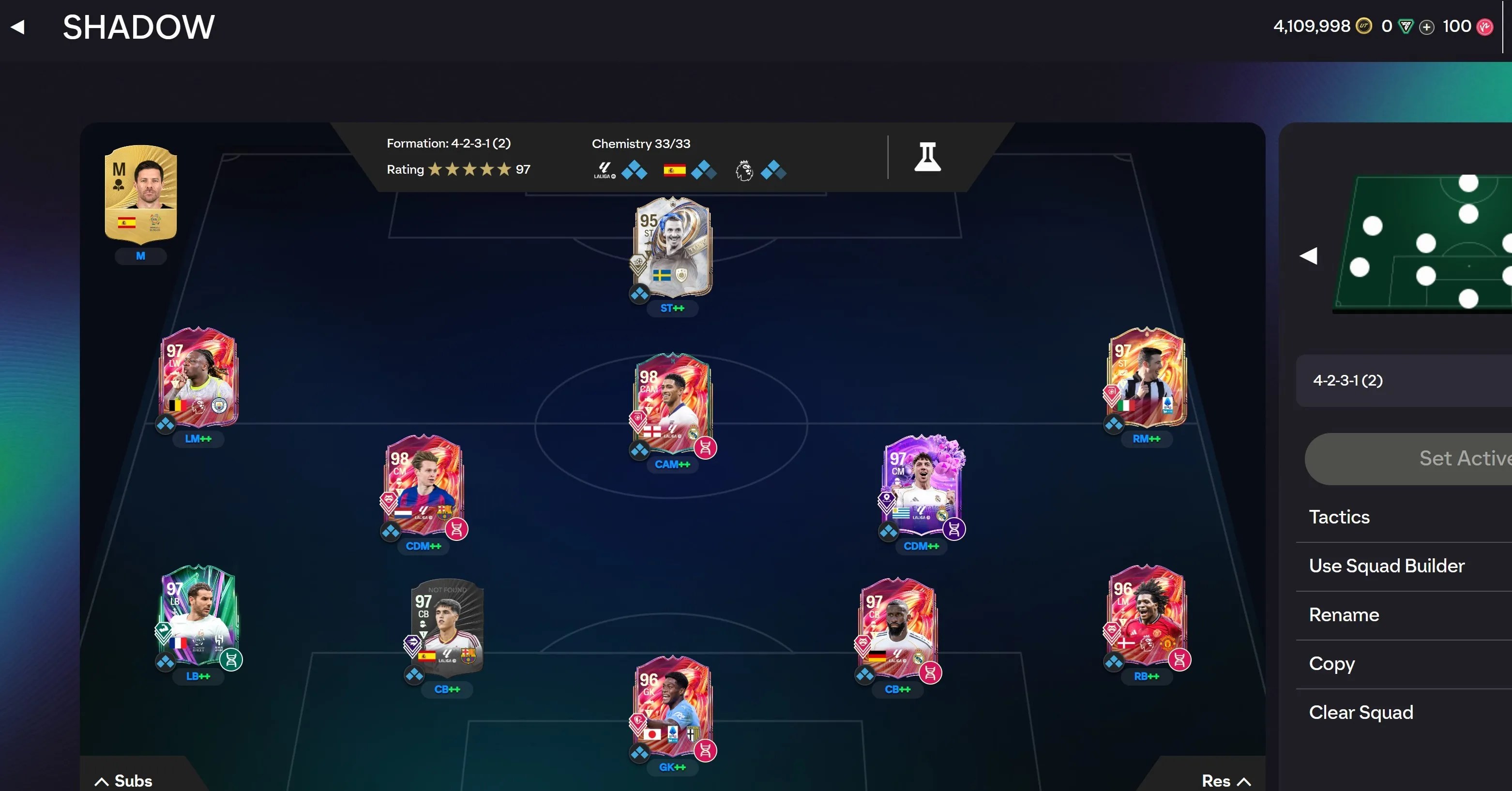 XBOX |4.1M COINS!!|CR7 97! EVO,BELLY 98!,DOKU 97!, IBRAHOMOVIC 95,DI NATALI 97,DE JONG 98,VINI 96 EVO,LAMPARD 98,OLISE 96,VALVERDY 97 EVO XBOX |4.1M COINS!!|CR7 97! EVO,BELLY 98!,DOKU 97!, IBRAHOMOVIC 95,DI NATALI 97,DE JONG 98,VINI 96 EVO,LAMPARD 98,OLISE 96,VALVERDY 97 EVO